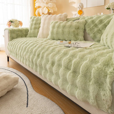 Rabbit Plush Sofa Cover - LightsBetter